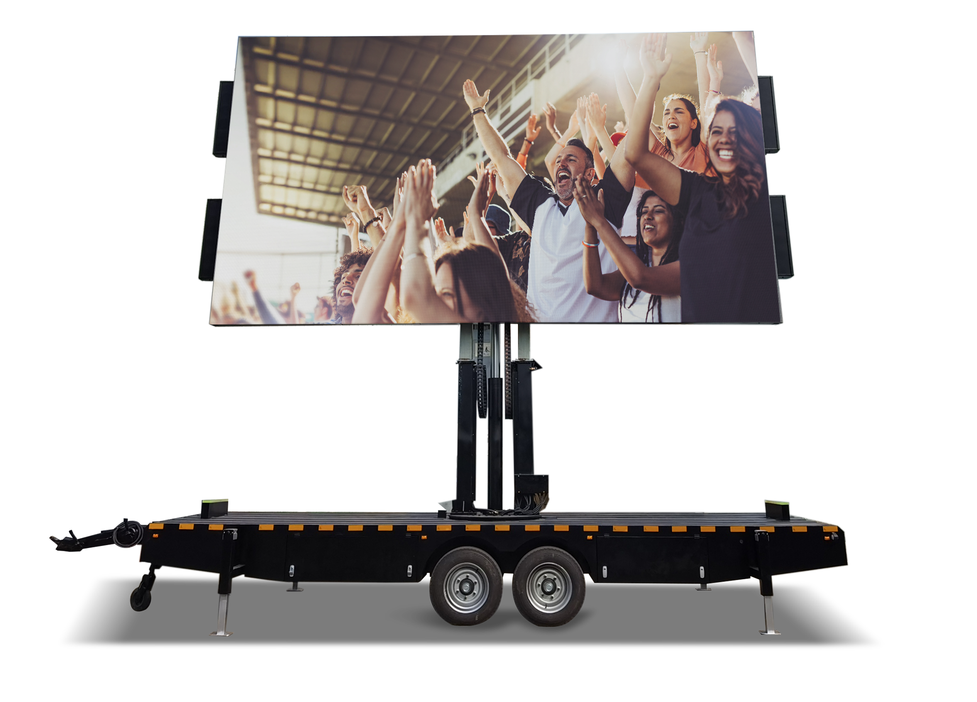 LED Trailer mit 16 m² LED-Wand